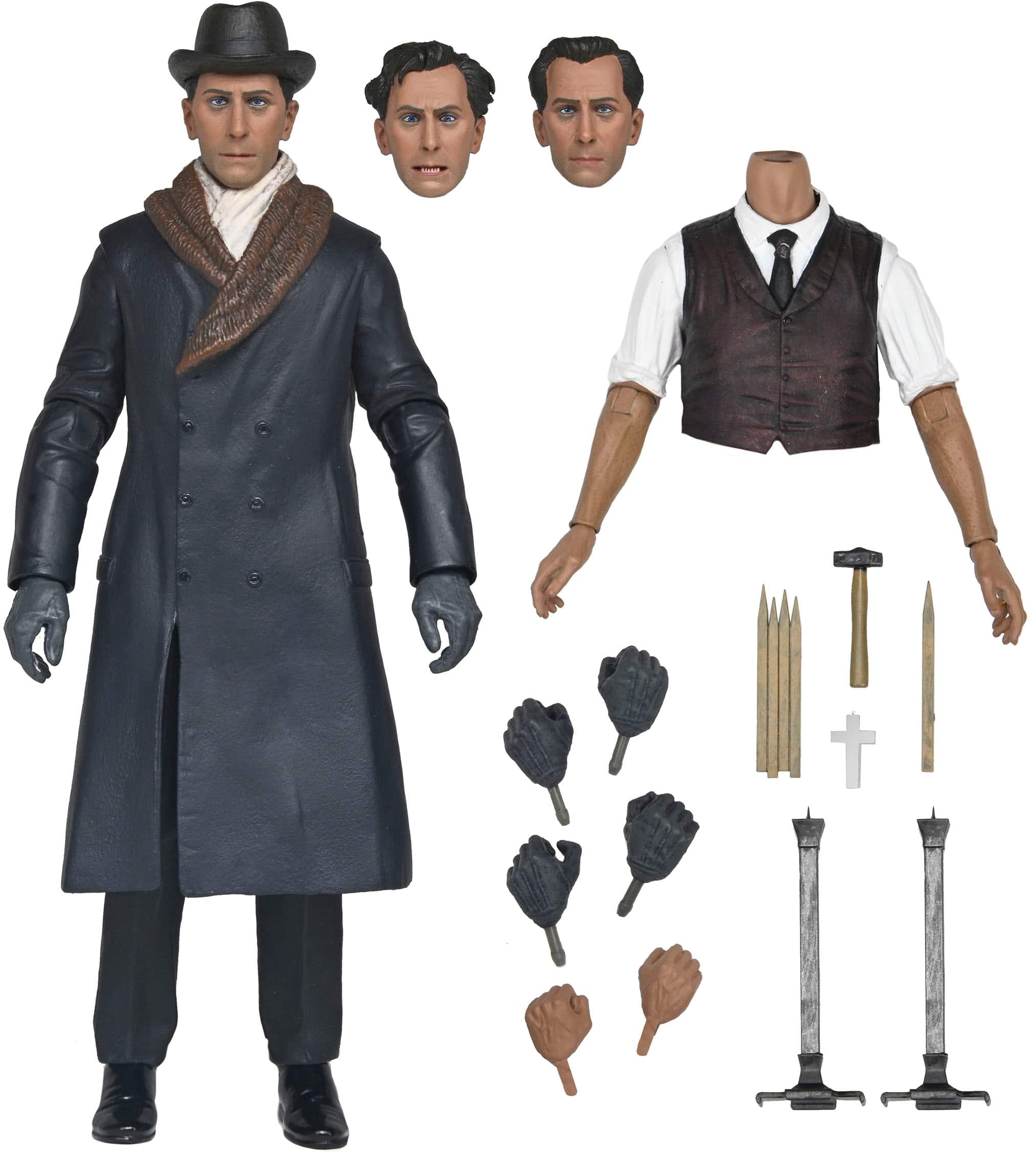 Front. NECA - Hammer Films: Horror of Dracula (1958) 7" Scale Action Figure - Van Helsing.
