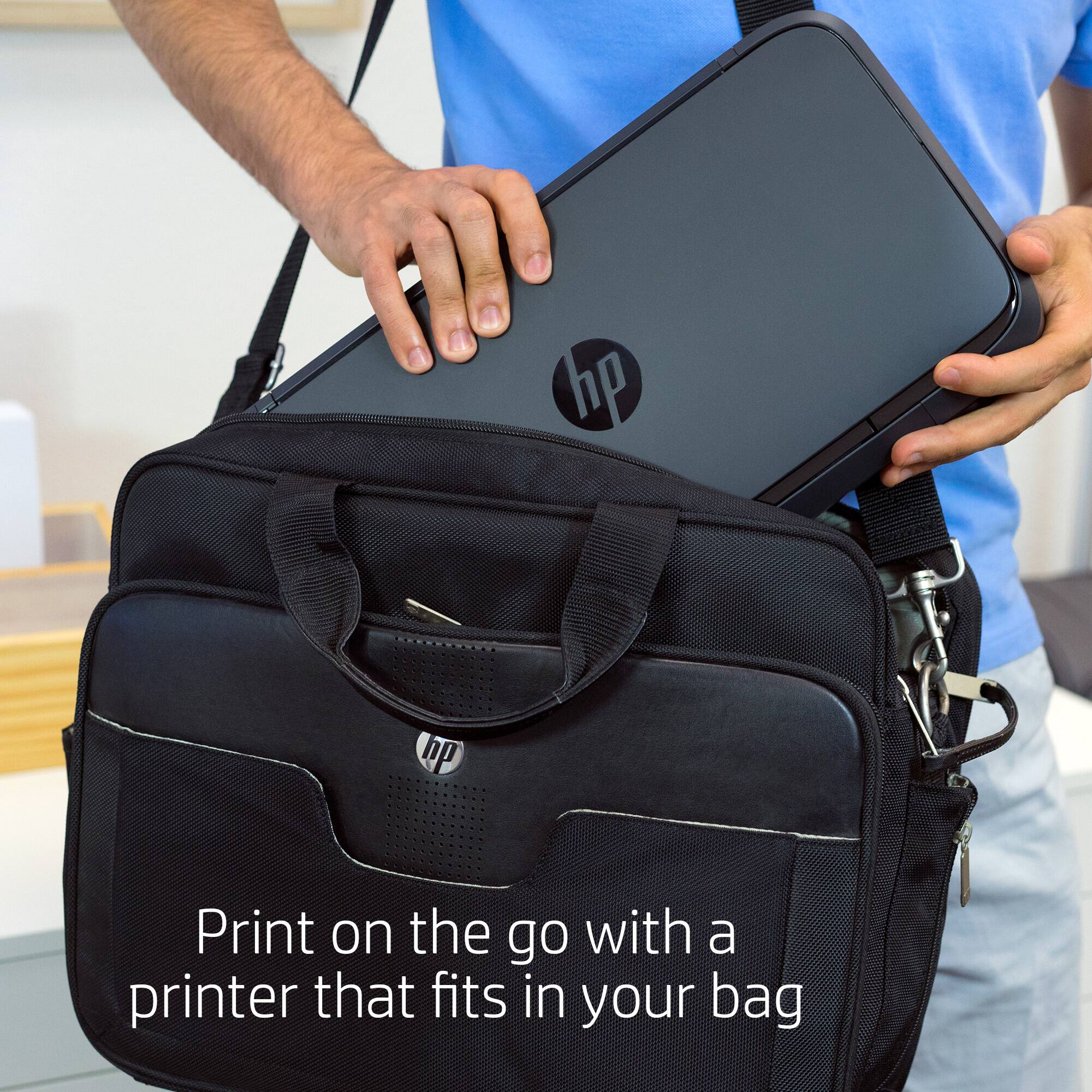 hp bp print on the go with a printer that fits in your bag