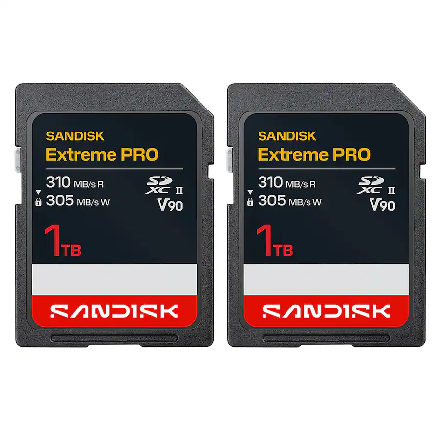 Mermori Card SANDISK Extreme PRO UHS II V90 Cards UHS II 1TB SD 310MB/s(R) / 305MB/s ...