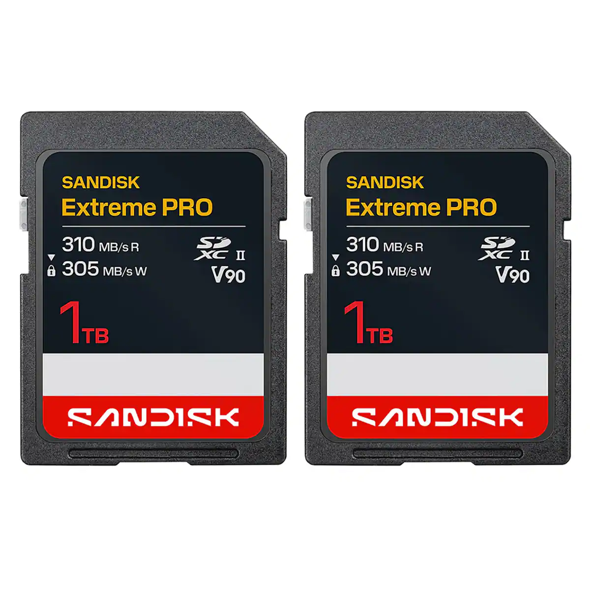 SANDISK Extreme PRO UHS II V90 Cards UHS II 1TB SD 310MB/s(R) / 305MB/s ...