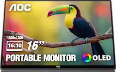 AOC
1920x1200 16:10 16" PORTABLE MONITOR OLED