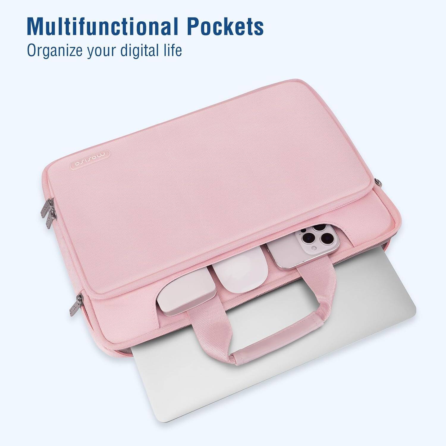 Multifunctional Pockets  
Organize your digital life
