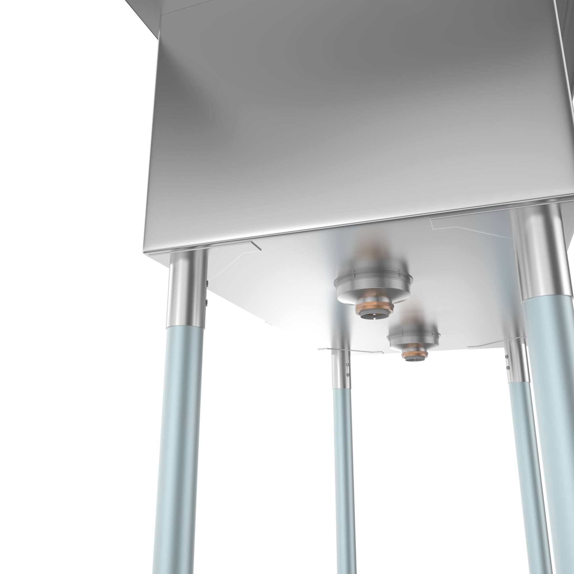 Back. Koolmore - 43 in. Two Compartment Stainless Steel  Sink with Drainboard, Bowl Size 14"x 16"x 11" SB141611-12L3. - Stainless Steel.