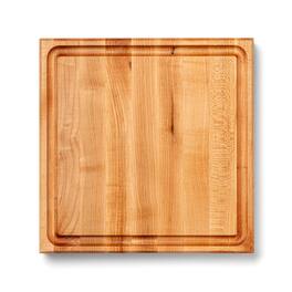 John Boos - Maple Wood Cutting Board with Juice Groove, 15" x 15" x 1.5" - Square