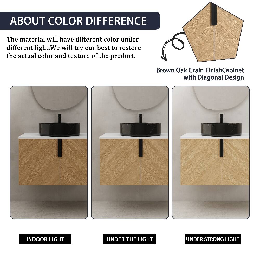ABOUT COLOR DIFFERENCE

The material will have different color under different light. We will try our best to restore the actual color and texture of the product.

Brown Oak Grain Finish Cabinet with Diagonal Design

INDOOR LIGHT

UNDER THE LIGHT

UNDER STRONG LIGHT