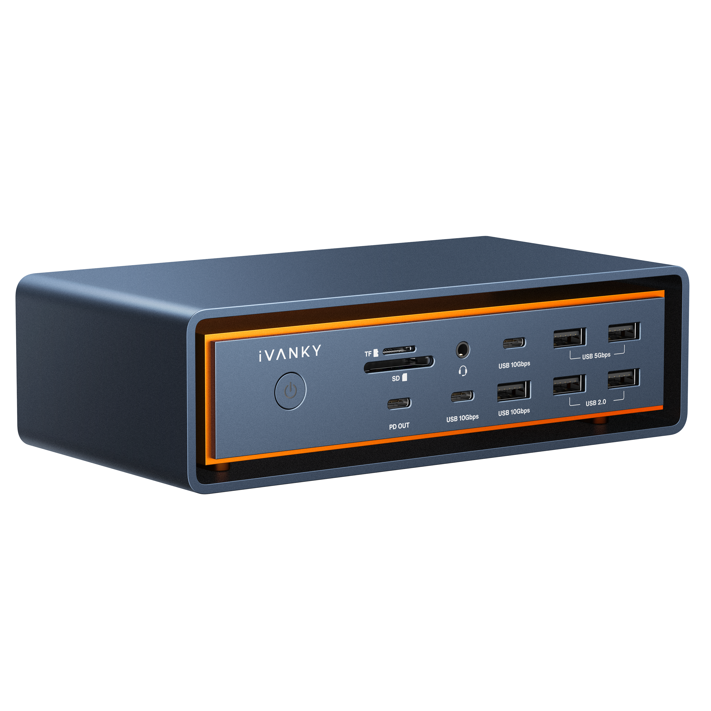 iVANKY

- SD
- PD OUT
- USB 10Gbps
- USB 10Gbps
- USB 10Gbps
- USB 2.0