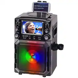 Karaoke USA - GQ450 PORTABLE CDG/MP3G KARAOKE PLAYER