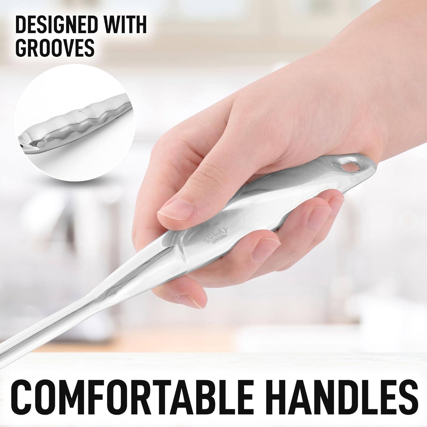 DESIGNED WITH GROOVES  
COMFORTABLE HANDLES