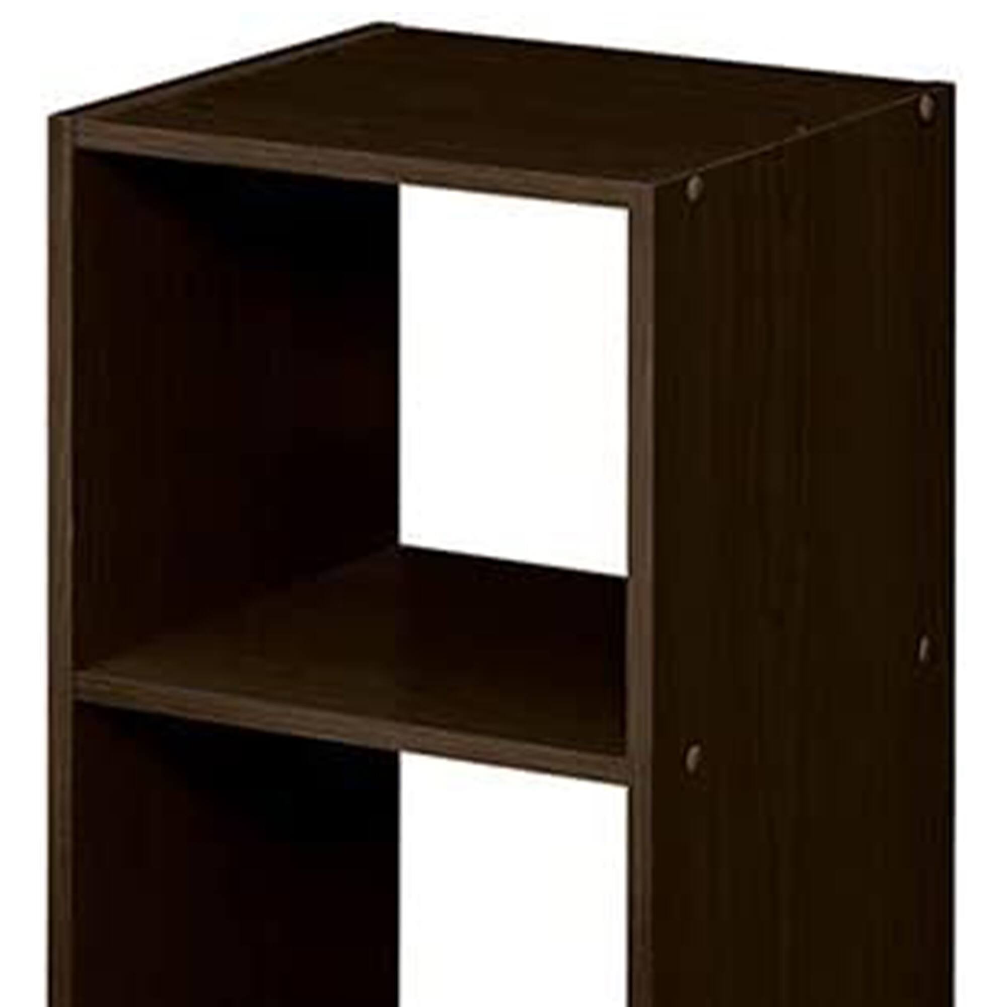 Alt View 10. ClosetMaid - ClosetMaid Decorative Home Stackable 2-Cube Organizer Storage, Espresso (2 Pack).