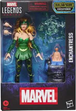 MARVEL LEGENDS SERIES
WARNING: CHOKING HAZARD - Small parts. Not for children under 3 years.
EXECUTIONER ENCHANTRESS MARVEL 4+
Hasbro
GO623 / GO632 ASST.
BUILD A FIGURE EXECUTIONER
ENCHANTRESS