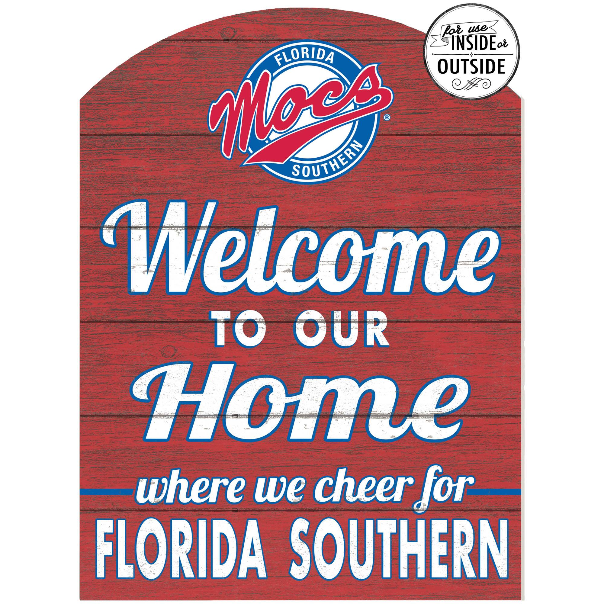 Scarlet Florida Southern Moccasins 16'' x 22'' Marquee Sign