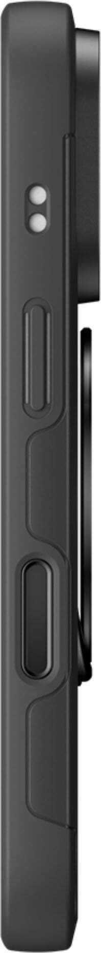 Left. CASETiFY - Force Stand Case MagSafe Compatible for Apple iPhone 18 Pro and 17 Pro Devices - Black.