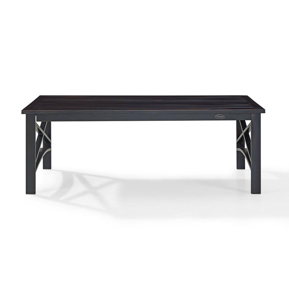 Alt View 4. Crosley Furniture - Kaplan Outdoor Coffee Table - Brown.