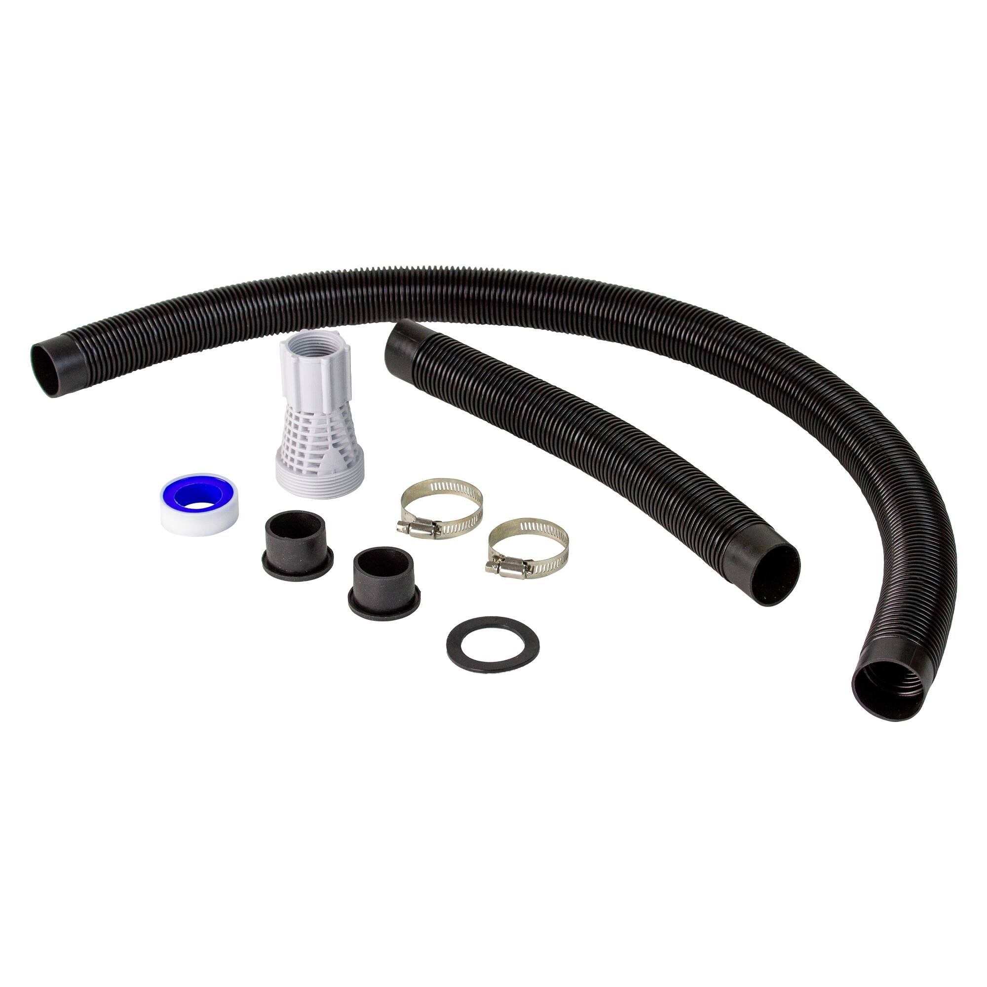 Alt View 2. Pool Central - 23" Solar Dome Above Ground Swimming Pool Water Heater - Black.