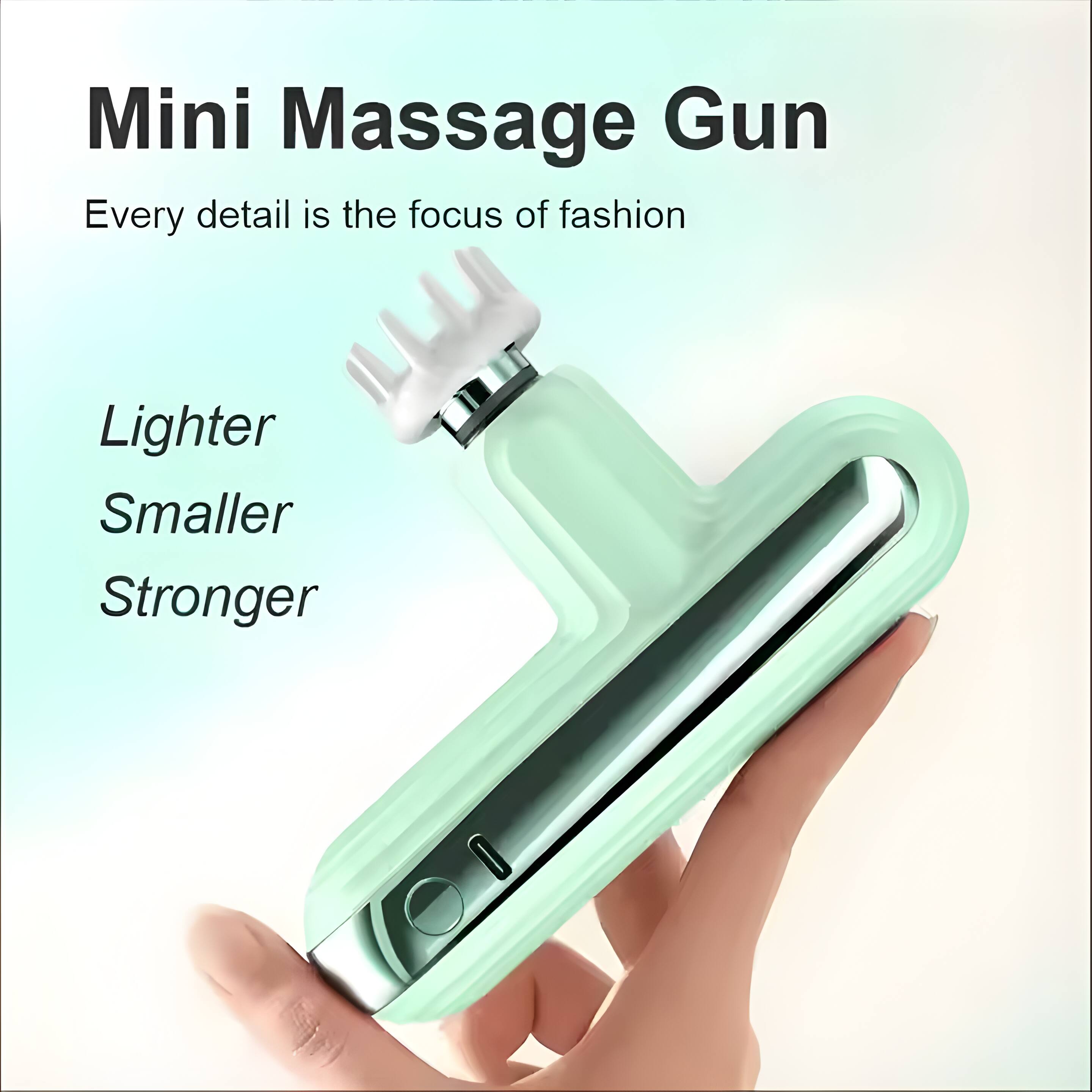 Mini Massage Gun  
Every detail is the focus of fashion  
Lighter Smaller Stronger