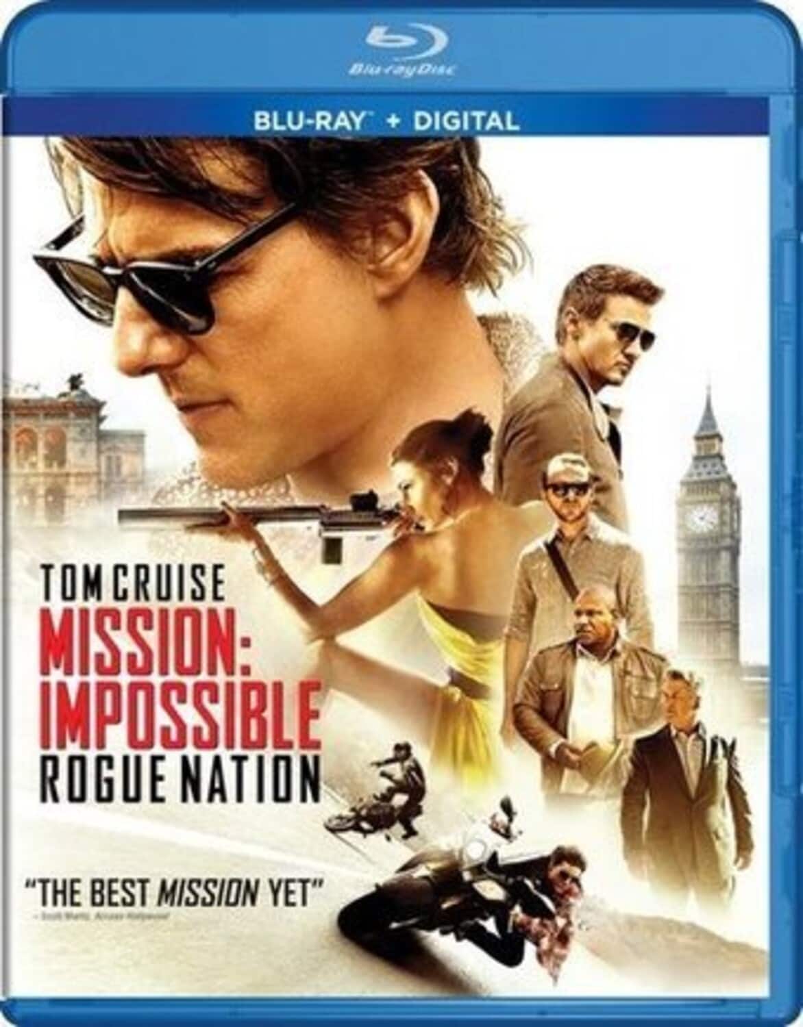 Front. Mission: Impossible 5: Rogue Nation - BLU-RAY.
