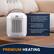 DeLonghi A modern design and ergonomic carrying handle lets you enjoy the comfort of personal warmth wherever you need it to go. 1500 watts of power in a compact footprint that is lightweight and portable. Personalize your comfort with an adjustable thermostat and multiple heat settings. ceramic IER PREMIUM HEATING