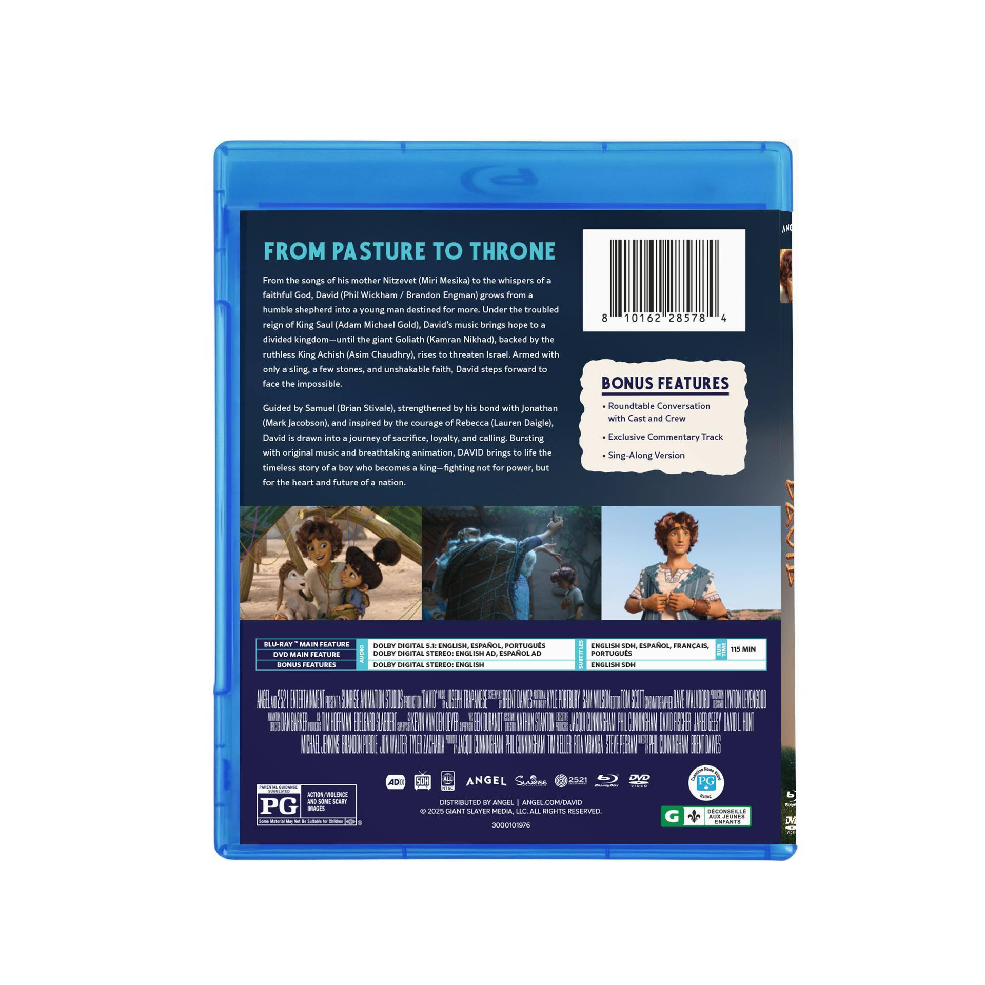 Back. David (Blu-ray + DVD Combo) [Blu-ray].