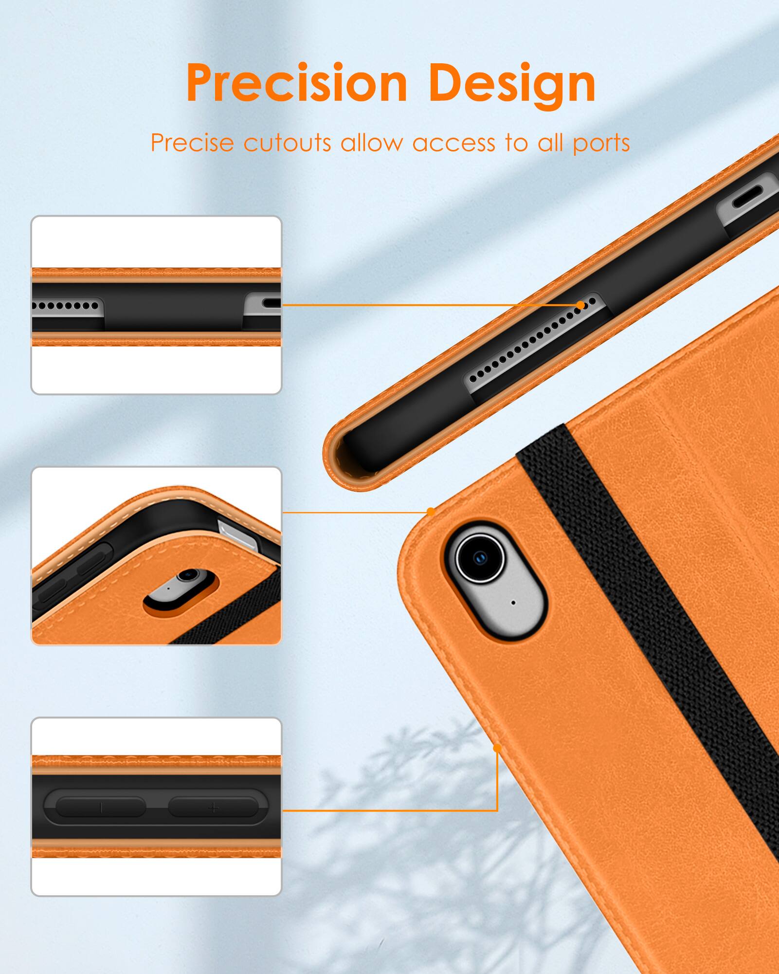 Precision Design  
Precise cutouts allow access to all ports
