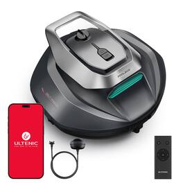 UItenic - Cordless Robotic Pool Cleaner, Remote&APP Control, Pool Vacuum for Above & In-Ground Pool up to 850 Sq.ft, Lasts 90 Mins - Gray