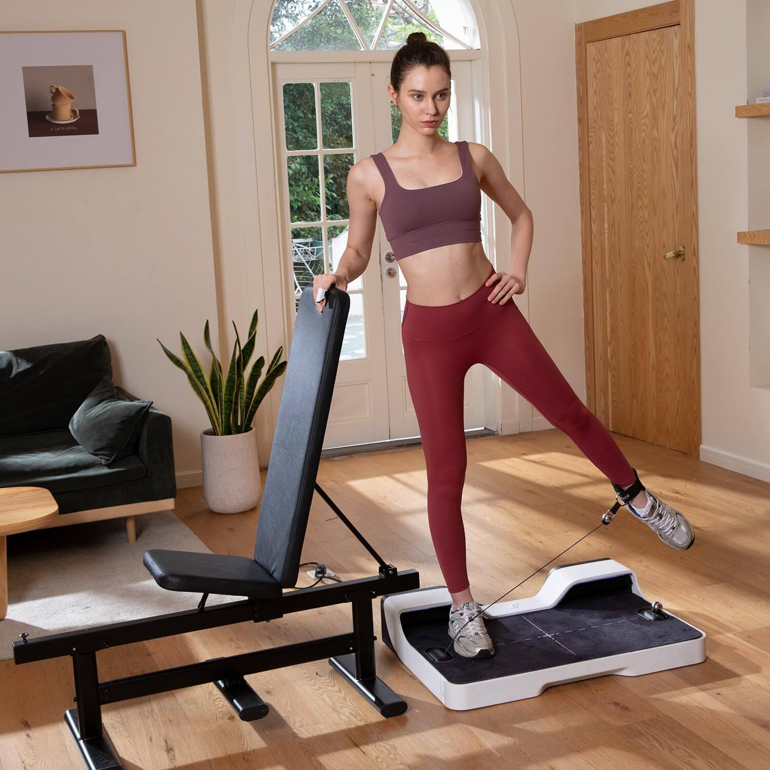 Alt View 1. Speediance - Ankle Strap - Black.