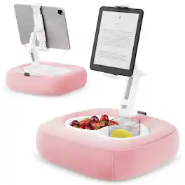 TECH SAFARI - Tablet Pillow Stand Kindle Holder With 2 Snack 360 Ipad For Bed 4 7 13 Phone Gift Reading Accessories On - Default