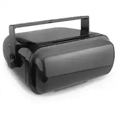 Front. Pyle - Pyle PLMRCB3 Universal Marine Stereo Cover, Water Resistant Boat Radio Protector with Flip-Up Door.