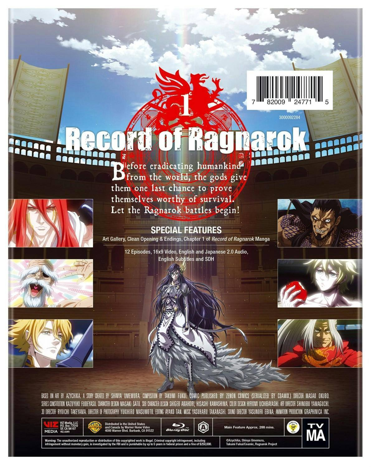 Back. Record of Ragnarok [Blu-ray].