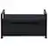 Alt View 18. Costway - Shoe Bench Storage Rack Cushion Seat Ottoman Bedroom Hallway Entryway Black - Black.