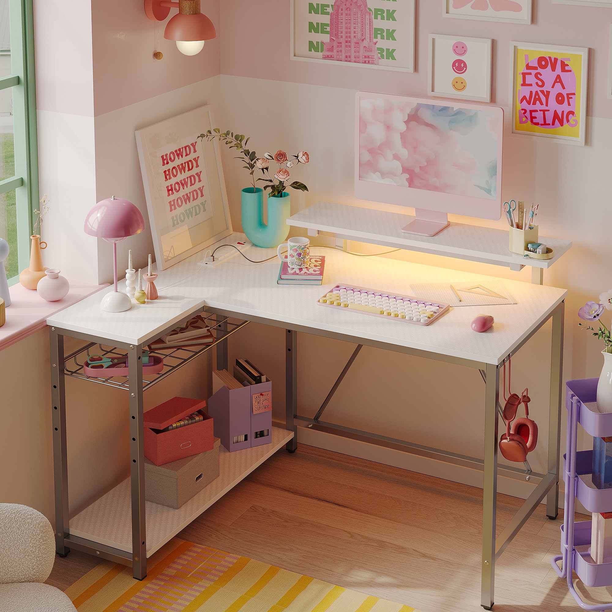 The text on the image reads: "Howdy Howdy Howdy Howdy Howdy Howdy Ne Ne Ni - Love is a way of being."