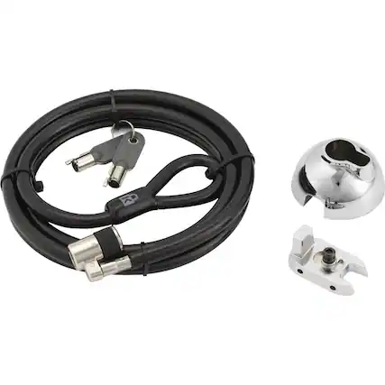 Front. Kensington - Kensington SafeDome Cable Lock for iMac 24" - Keyed Lock - Silver - Carbon Steel - For iMac, Keyboard, Mouse.