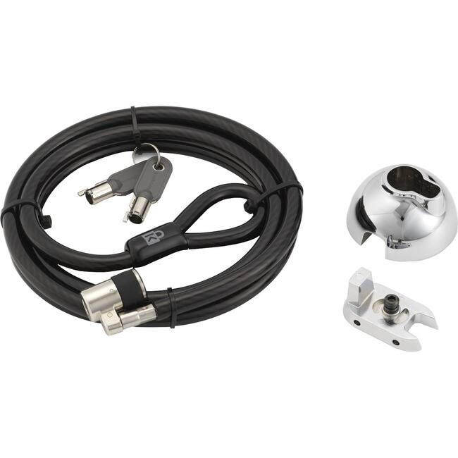 Kensington - SafeDome Cable Lock for iMac 24" - Keyed Lock - Silver - Carbon Steel - For iMac, Keyboard, Mouse