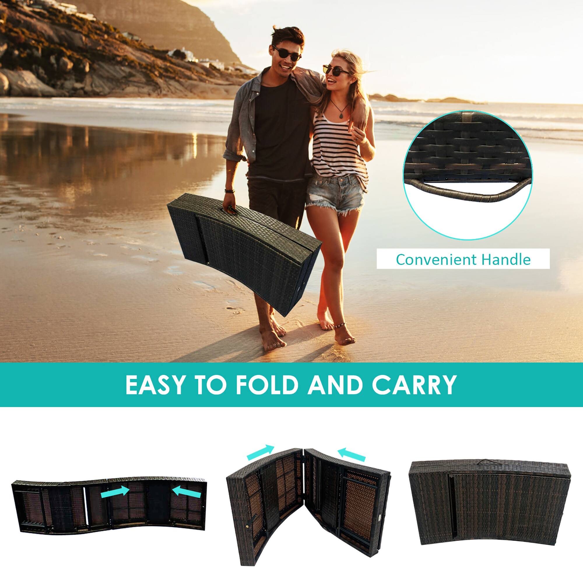 Convenient Handle Easy To Fold And Carry