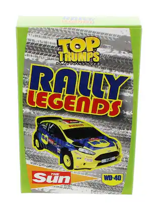 TOP TRUMPS PLAYODISCOVER RALLY LEGENDS
Sun mnoa 4 WALES S
WD-40 W0-40
EaVIn Sun
THE Sun
WD-40