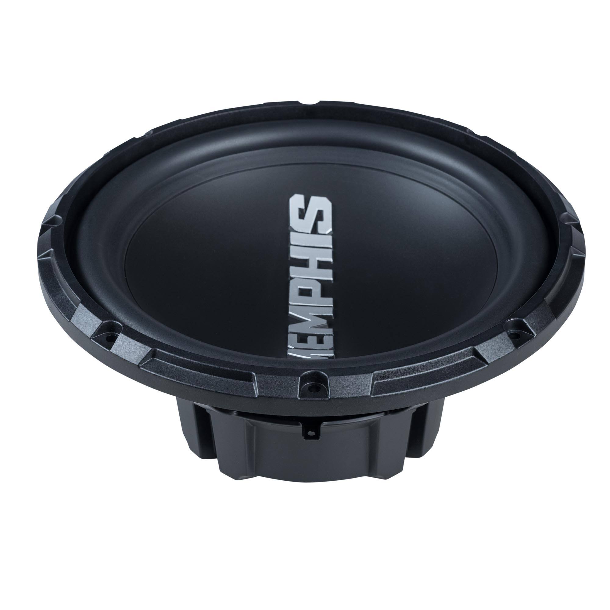 Alt View 1. Memphis Car Audio - Memphis Audio SRX1240V 12" Street Reference Single 4-Ohm Subwoofer - 250 wRMS - Black/Gray.