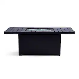 Yardbird® - Rectangular Fire Table - Dark espresso brown