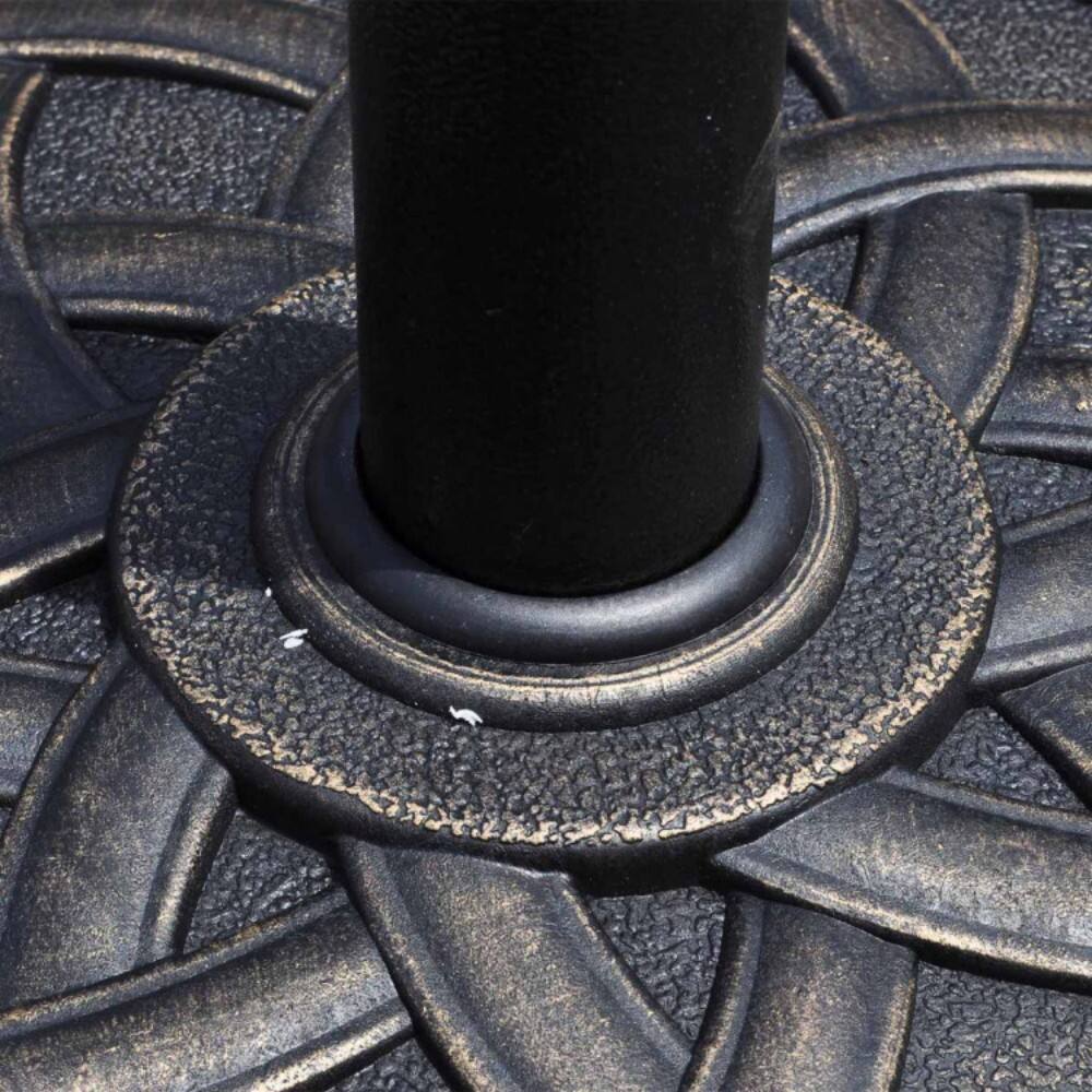 Alt View 3. Mondawe - 22 Inch Heavy Duty Round Umbrella Base Stand - Bronze.