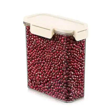 Front. Sorbus - Sorbus Airtight Food Storage Container- Clear Stackable Pantry Canister with Secure Lid for Rice, Cereal, Flour, Pasta - Clear.