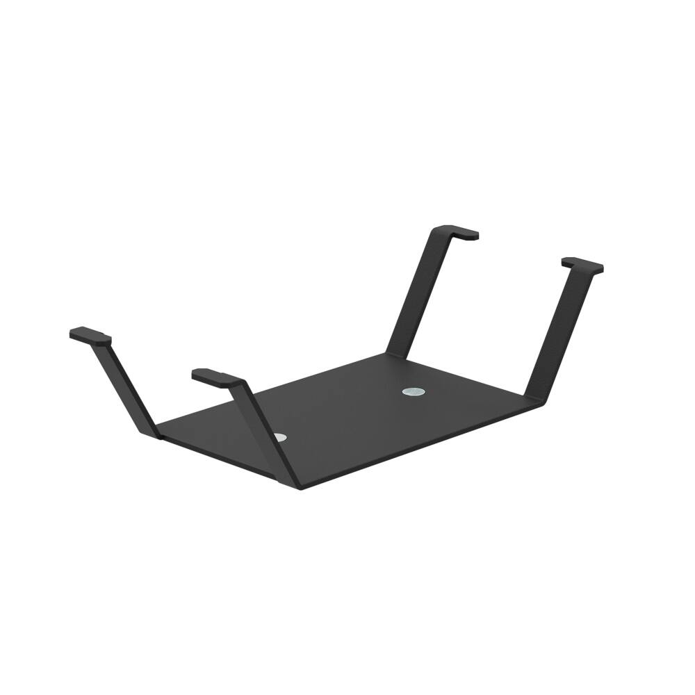 Alt View 1. RackSolutions - RackSolutions 1-Unit Mac Mini Vertical Bracket for Modular Shelf (M4, 2024) - Black.