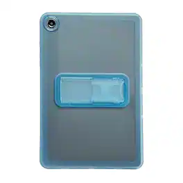 Dteck - Translucent Case for Samsung Galaxy Tab A9+/A9 Plus Case 11" 2023 (SM-X210/X216/X218) with Kickstand PC+TPU Rugged Cover - Blue