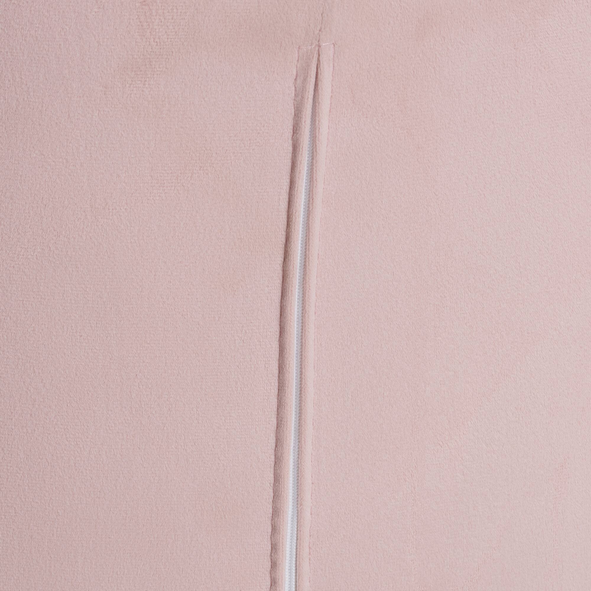 Alt View 5. Baxton Studio - Savara Contemporary Glam and Luxe Velvet Fabric and Metal Swivel Office Chair - Blush Pink/Gold.