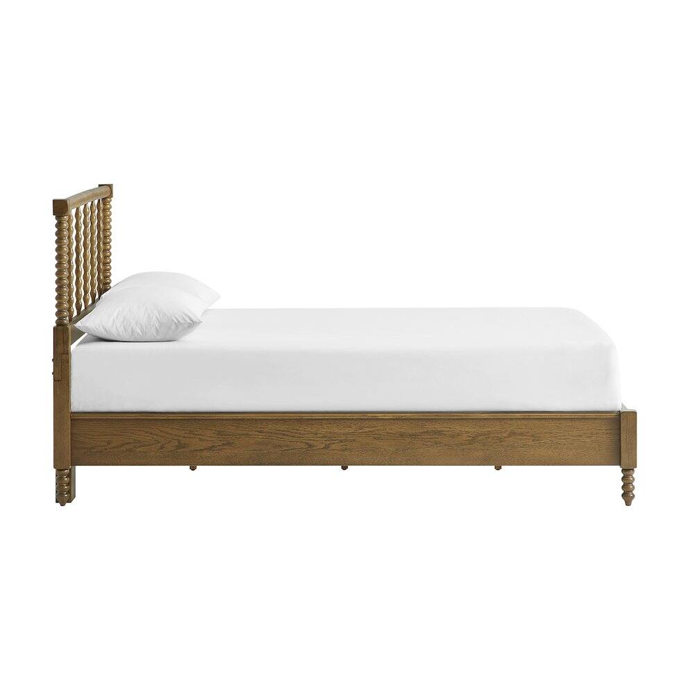 Back. Crosley Furniture - Lucille Queen Bed Brown - Headboard - Brown.