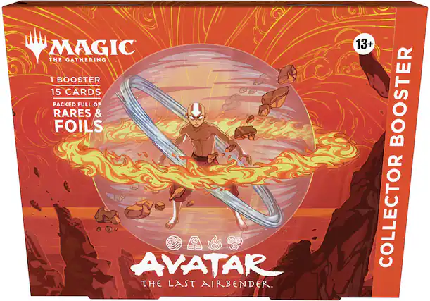 Magic: The Gathering 1 Booster 15 Cards Packed Full of Rares & Foils. Avatar: The Last Airbender. 13+ Booster Collector.