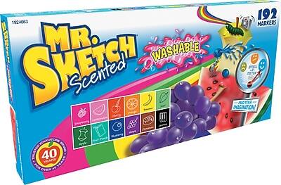 MR. SKETCH Scented
WASHABLE
192 MARKERS
40 YEARS FOR OVER 40 YEARS
1924063
FRUIT YOUR IMAGINATION!