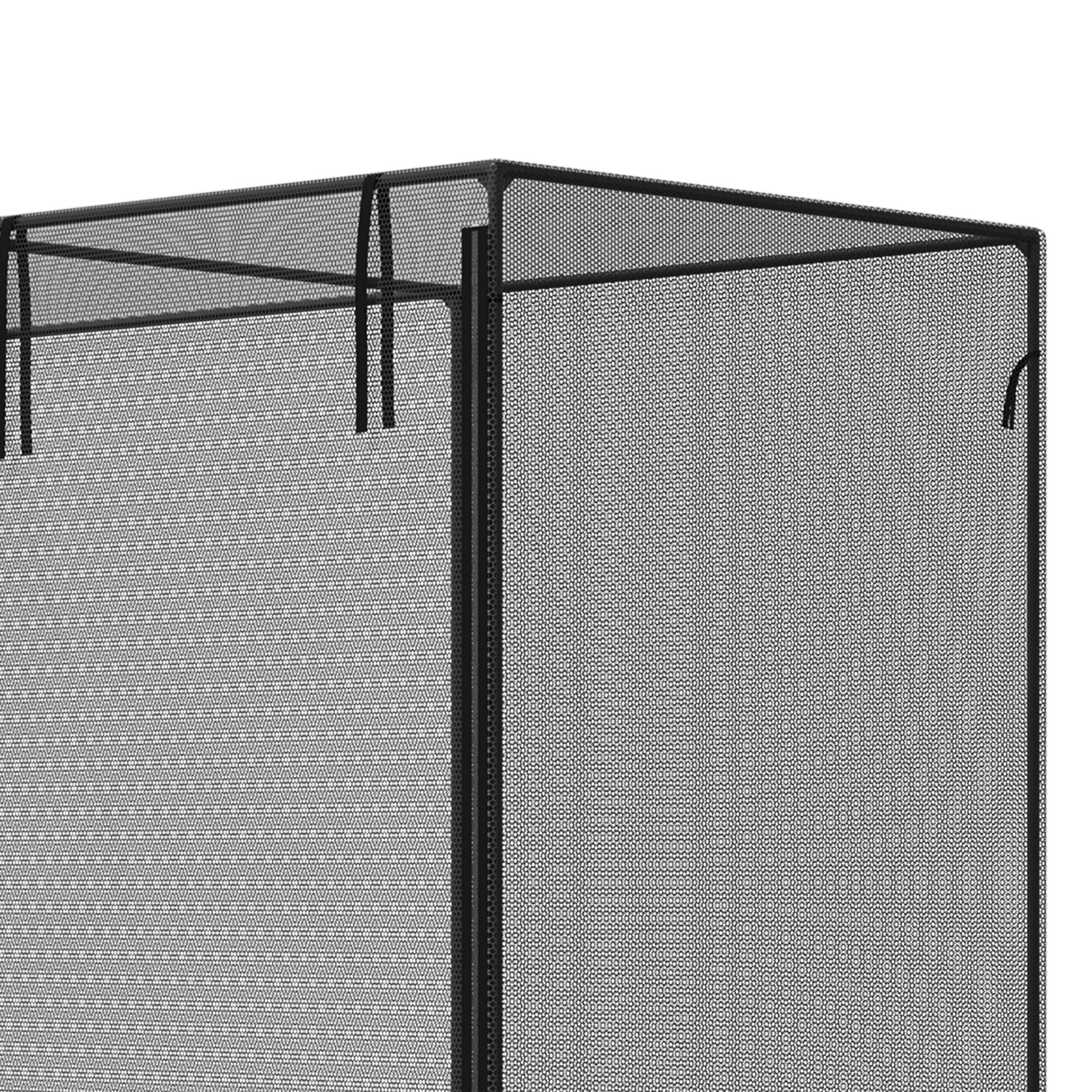 Alt View 8. Outsunny - x 3ft Crop Cages for Garden, Plant Protectors from Animals - Black.