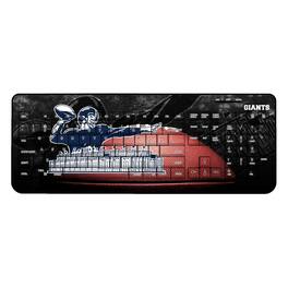 Keyscaper - New York Giants Legendary Design Wireless Keyboard - Multicolor