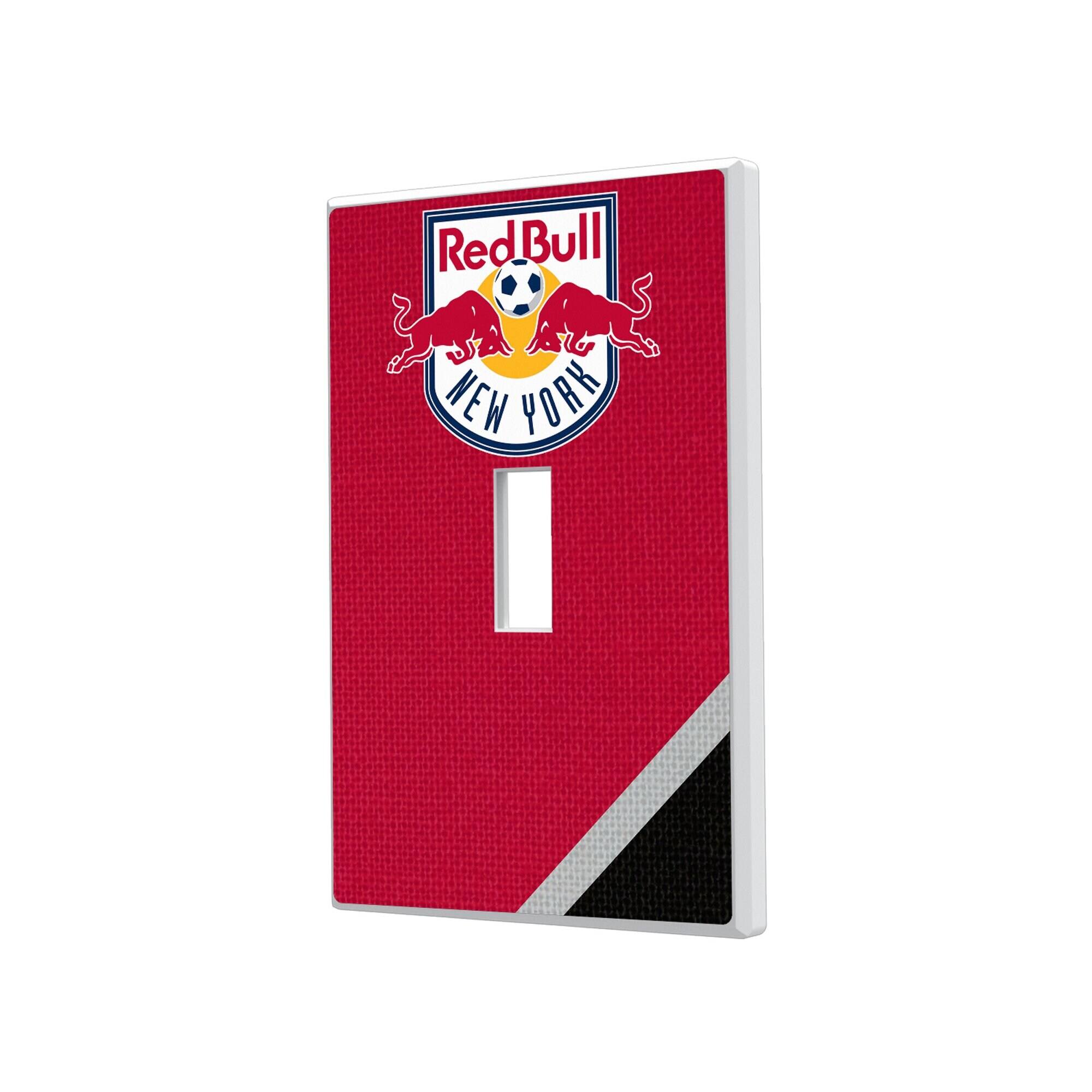 Keyscaper - New York Red Bulls Diagonal Stripe Design Single Toggle Lightswitch Plate - Multicolor price history on PriceWatchPro