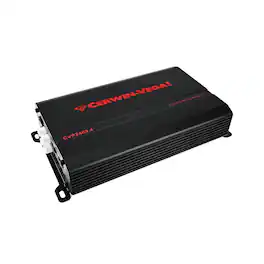 Cerwin Vega - Cerwin-Vega CVP2400.4 CVP Performance 1400w Max 4-ch Small Chassis Amplifier 130WX4@4Ω RMS / 210WX4@2Ω RMS - Black/Gray