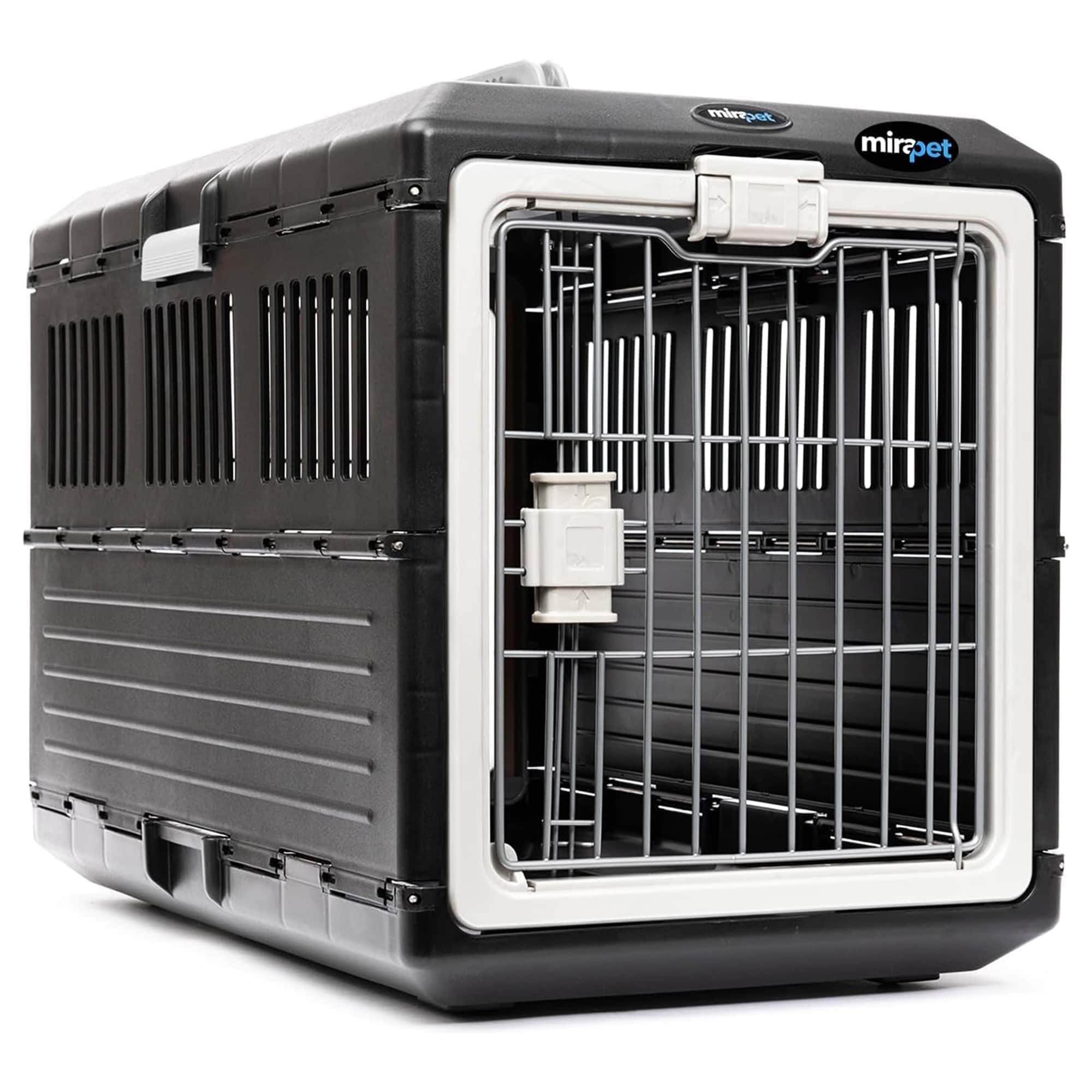 Mirapet - Pet Carrier, Collapsible Portable Dog Crate for Large Dogs or Cats, 35"