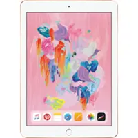 Apple - Certified Refurbished iPad (6th Generation) (2018) Wi-Fi + Cellular - 32GB - Gold (Unlocked) - Alt_View_Zoom_1